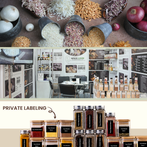 Spice Loom exhibition, product and private-label presentation